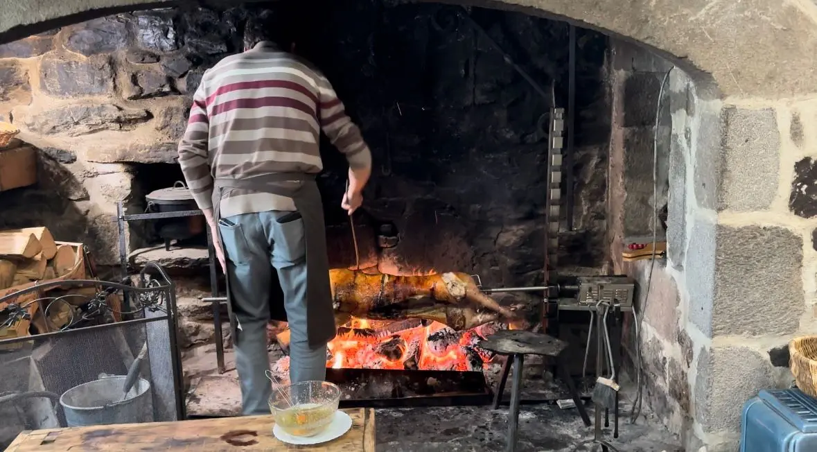 Cuisine à la cheminée