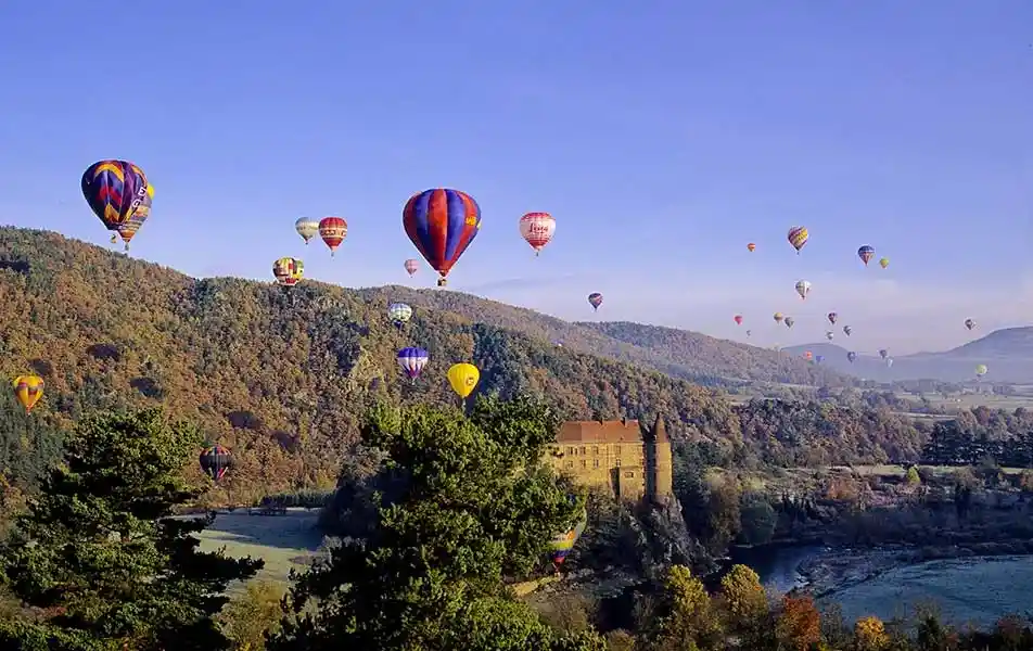 Montgolfière en Haute-Loire